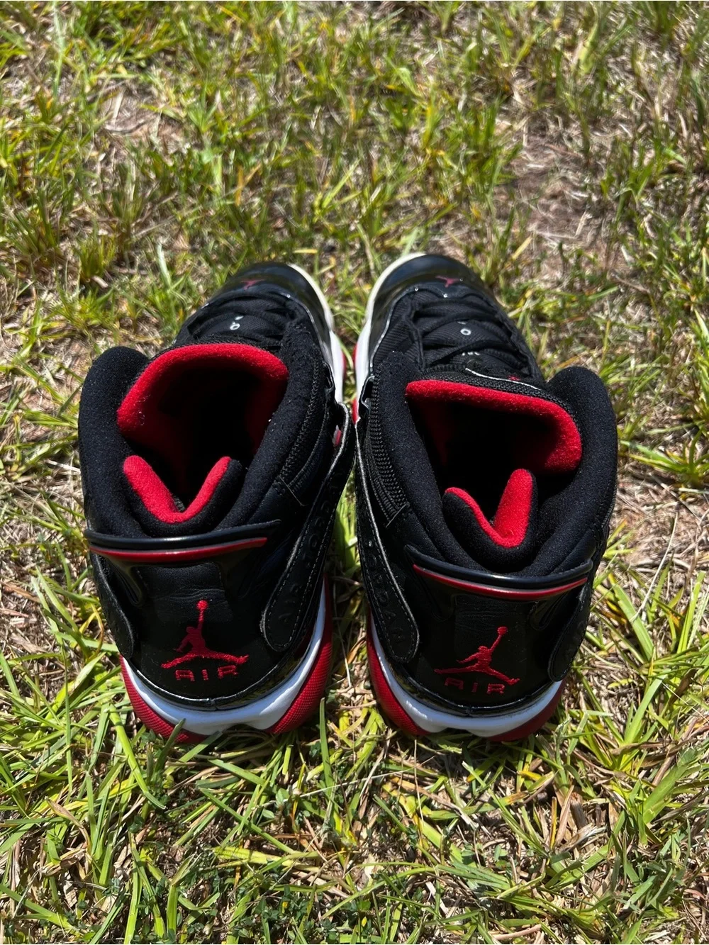 CLEAN Air Jordan size 10.5 Bred 6 Rings Red shoes